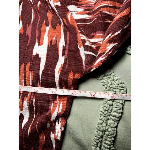 Garnet Hill abstract pullover silk sweater womens medium grandmacore old money - Picture 5 of 5